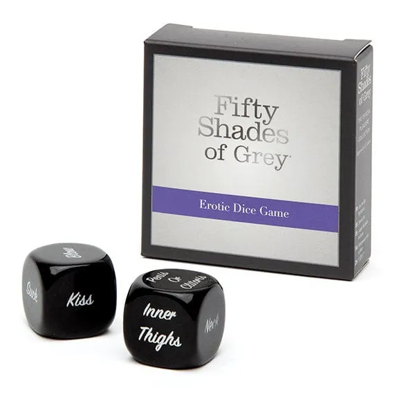Fifty Shades of Grey Vibrators Fifty Shades of Grey Erotic Dice Game Black