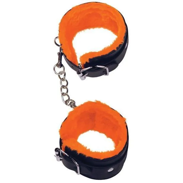 Icon Brands Anal Icon Brands Orange Is The New Black Furry Love Cuffs Adjustable Ankle Cuffs Black