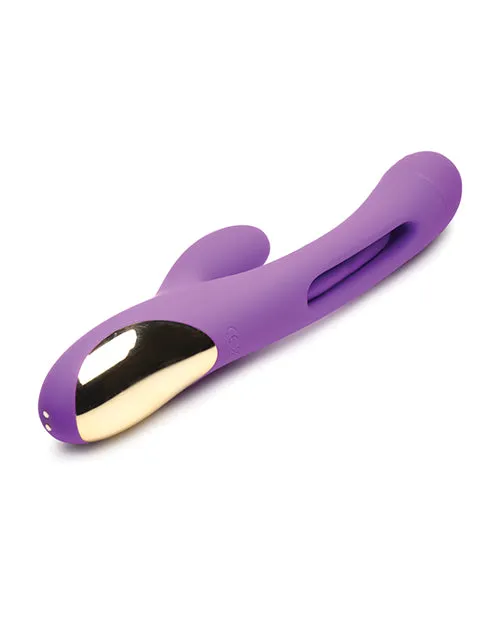 Inmi TriFlick Flicking Rabbit Vibrator Purple Xr LLC Vibrators