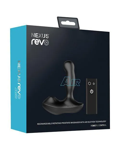 Libertybelle Marketing Anal Nexus Revo Air Rotating Prostate Massager Wsuction Black Libertybelle Marketing Anal Nexus Revo Air Rotating Prostate Massager Wsuction Black
