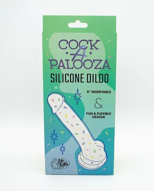 Like A Kitten Natalies Toy Box CockAPalooza Confetti Silicone Suction Dildo Dildos