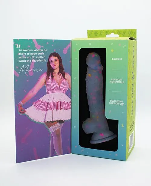 Like A Kitten Natalies Toy Box CockAPalooza Confetti Silicone Suction Dildo Dildos