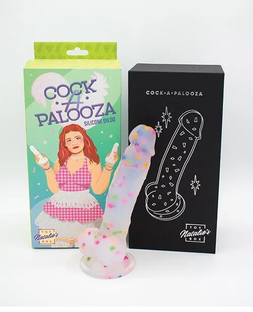 Like A Kitten Natalies Toy Box CockAPalooza Confetti Silicone Suction Dildo Dildos