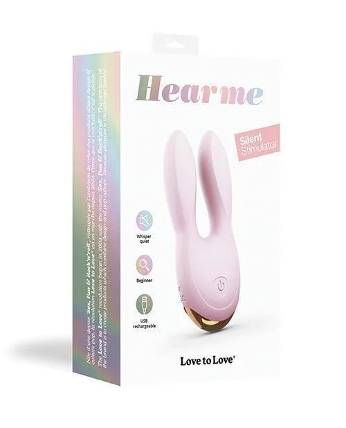 Love to Love Hear Me Flexible Ear Stim Baby Pink Lovely Planet Vibrators