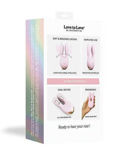 Love to Love Hear Me Flexible Ear Stim Baby Pink Lovely Planet Vibrators