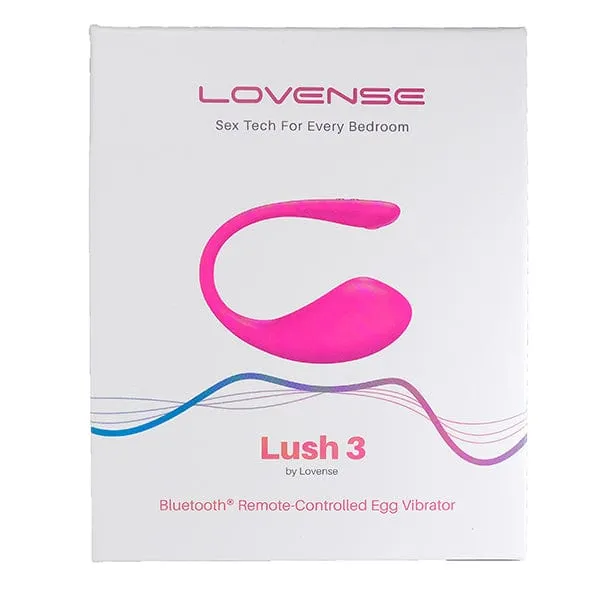 Lovense Vibrators Lovense Lush 3 AppControlled Bullet Egg Vibrator Pink