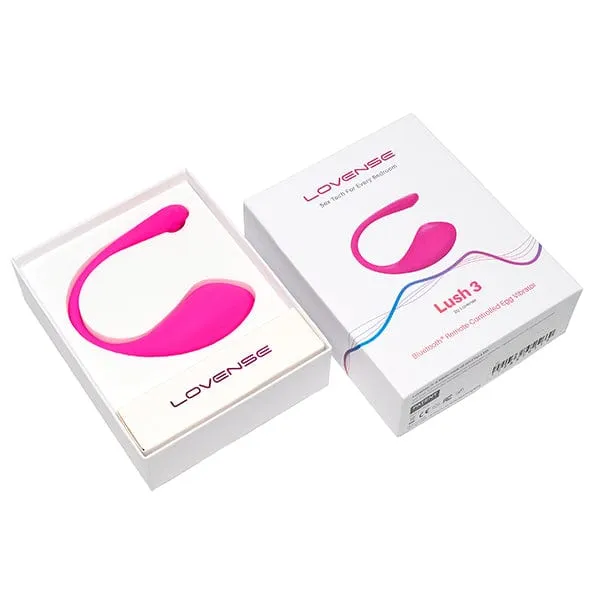 Lovense Vibrators Lovense Lush 3 AppControlled Bullet Egg Vibrator Pink