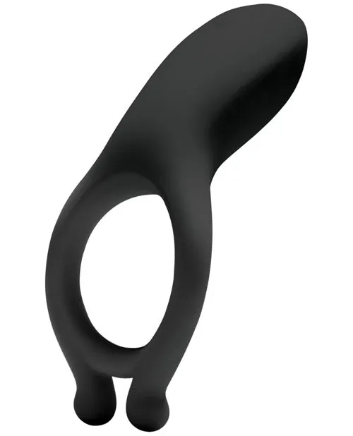 Male Sex Toys Doc Johnson OptiMale Rechargeable Vibrating C Ring Black