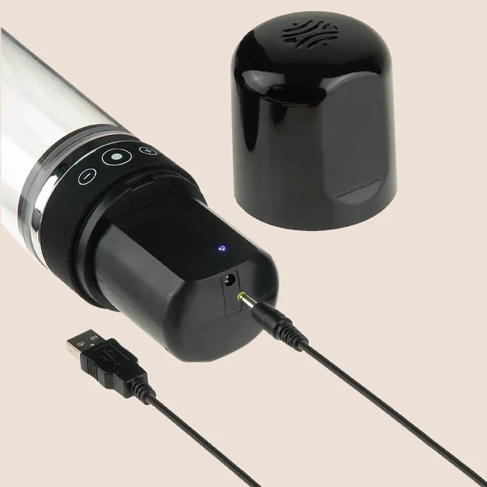 Male Sex Toys Pipedream Products Pump Worx Rechargeable AutoVac Penis Pump rechargeable TPR interior sleeve