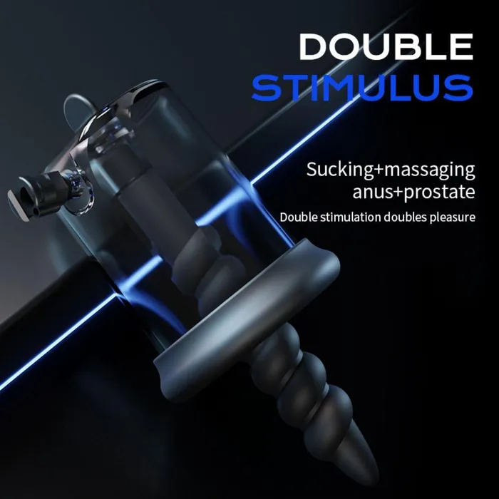 Male Sex Toys propinkup Male Electric Anal Prostate Massager Vacuum Stimulation Silicone Butt Plug Pump