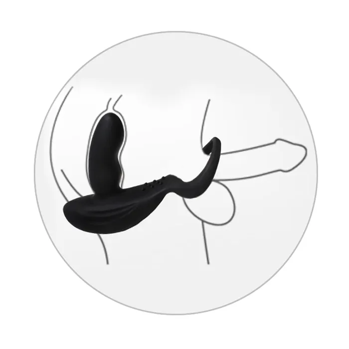 Male Sex Toys YOSPOSS 3in1 Remote Control 11 Stimulation Prostate Massager With Penis Ring