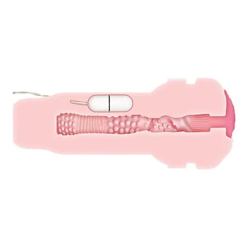 Male Sex Toys Zero Tolerance Zero Tolerance Shell Shock Rechargeable Vibrating Stroker Masturbator Black