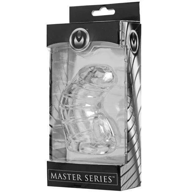Master Series Detained Soft Body Chastity Cage Clear Master Series Male Sex Toys Master Series Detained Soft Body Chastity Cage Clear Master Series Male Sex Toys