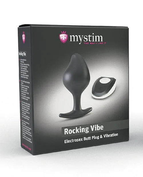 Mystim Gmbh Anal Mystim Rocking Force Silicone Buttplug Small Black