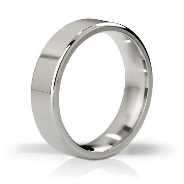 Mystim His Ringness The Duke Polished Stainless Steel Cock Ring Mystim Male Sex Toys