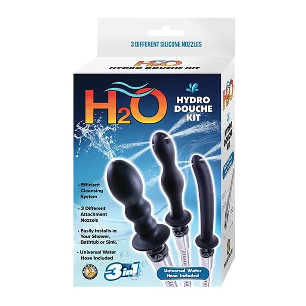 Nasstoys Nasstoys H2O Hydro Anal Douche Kit Black Anal