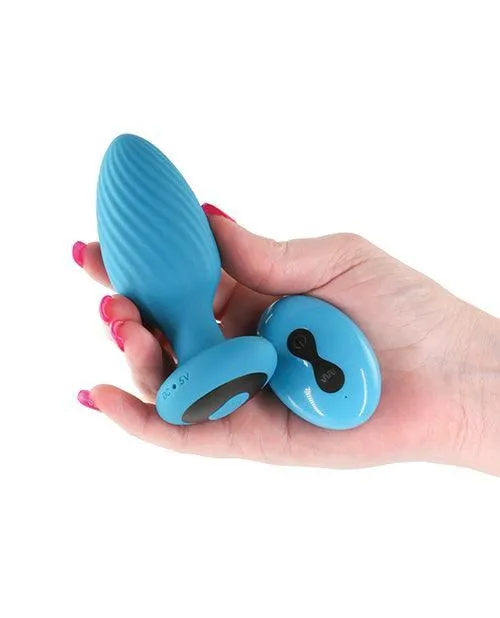 Ns Novelties INC Anal INYA Alpine 20 Gyrating Vibrating Anal Plug wRemote Teal Ns Novelties INC Anal INYA Alpine 20 Gyrating Vibrating Anal Plug wRemote Teal