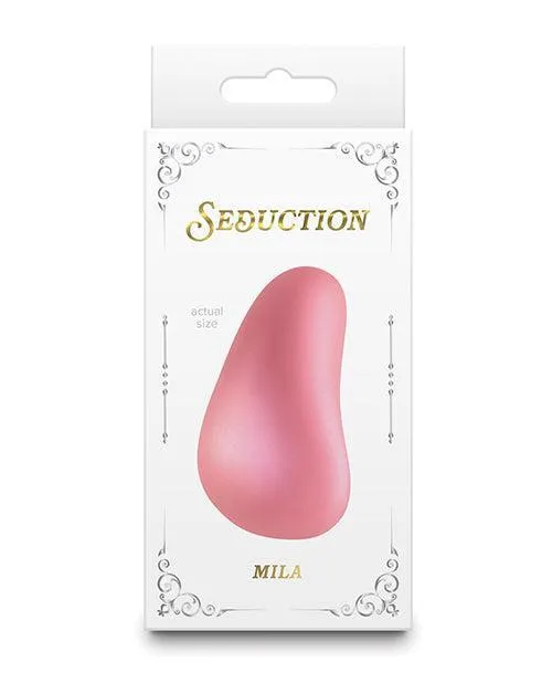 Ns Novelties INC Vibrators Seduction Mila Body Massager Metallic Rose