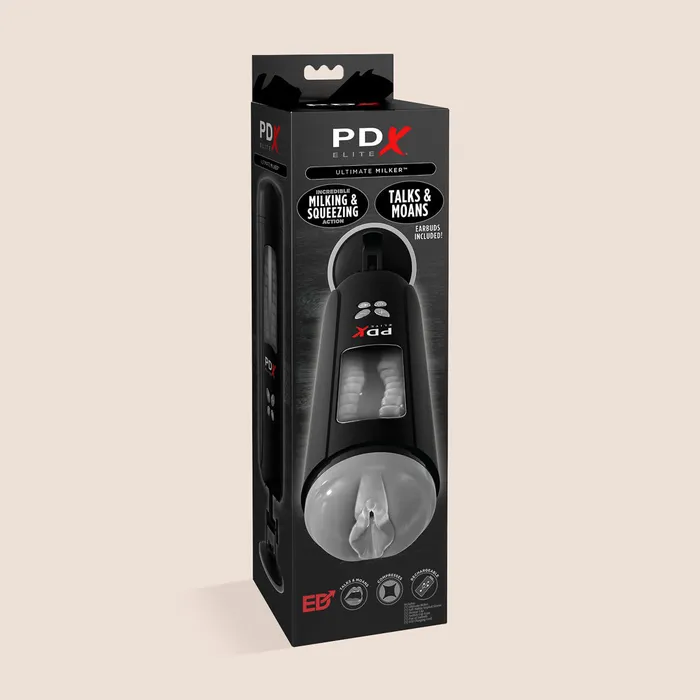 Pipedream Products Male Sex Toys PDX Elite Ultimate Milker talking and moaning masturbator