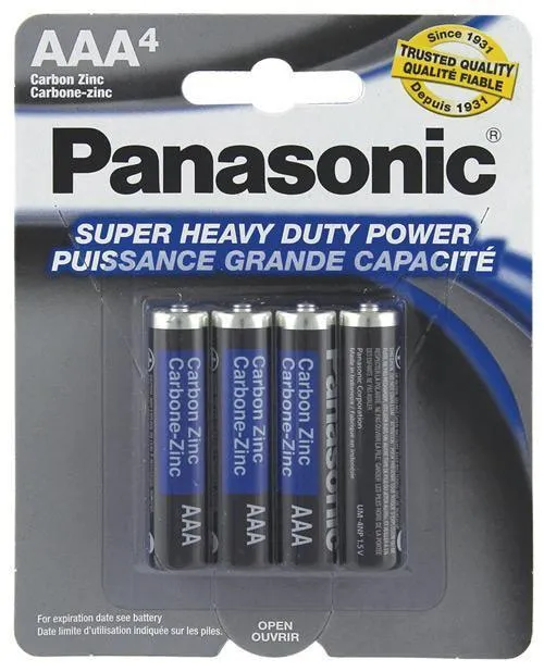 Power Technology Panasonic Super Heavy Duty Battery Aaa Pack Of 4 Male Sex Toys Power Technology Panasonic Super Heavy Duty Battery Aaa Pack Of 4 Male Sex Toys