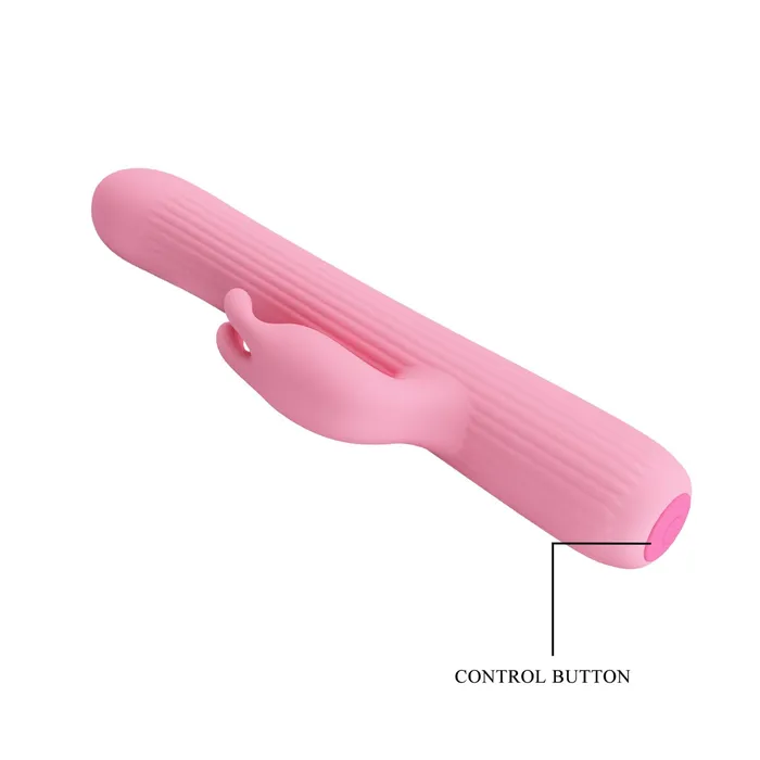 Pretty Love Vibrators Pretty Love Julian Vibrating Rotating Rabbit Vibrator Pink