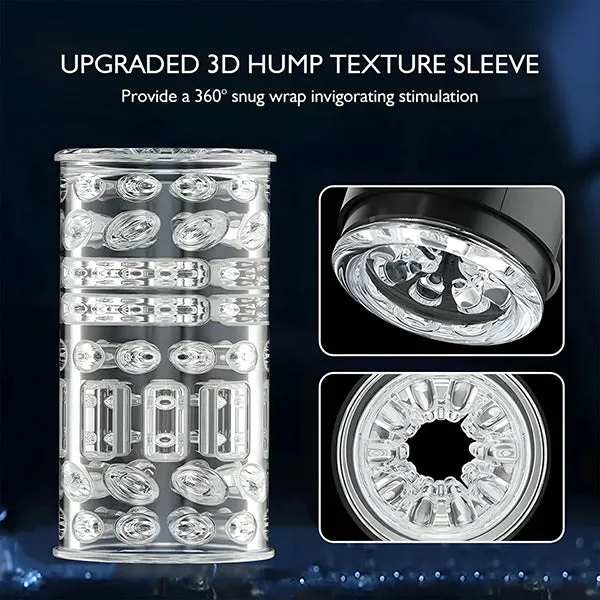 propinkup 5 Telescopic Modes Handheld Doubleend Male Masturbator With 3D Channel Male Sex Toys