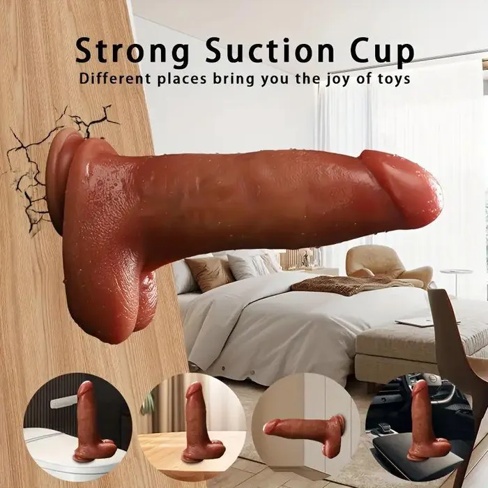 propinkup Female Sex Toys 944in Thick Realistic Dildo Thrusting Vibrating Heating GSpot Dildos with Strong Suction Cup Remote Control