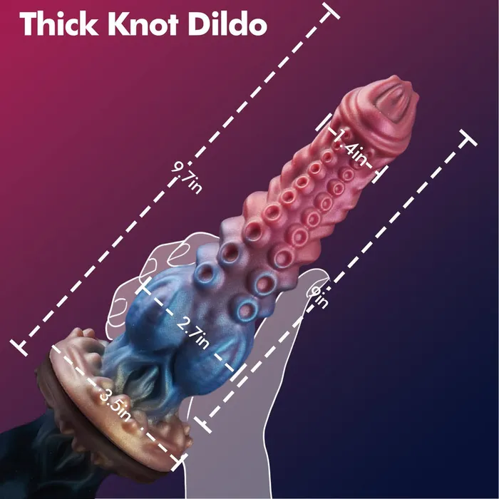 propinkup Male Sex Toys 97in Monster Dildo Plus Size Tentacle Fantasy Dildos with Knot Thick Animal Anal Plug Sex Toys