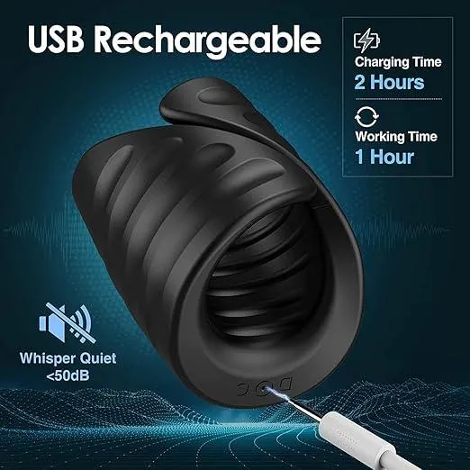 propinkup QUINCY APP Control Penis Training Vibrator 9 Vibration Modes Penis Sleeve Male Sex Toys