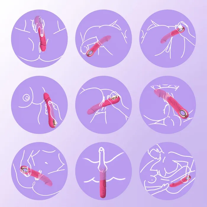 Realistic Dildo Vibrator with 10 Powerful Vibration Modes propinkup Female Sex Toys