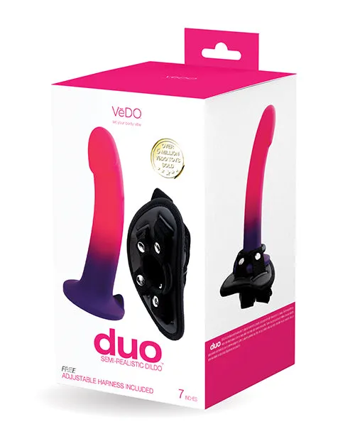 Savvy Co Female Sex Toys VeDO Duo Silicone Dildo wHarness