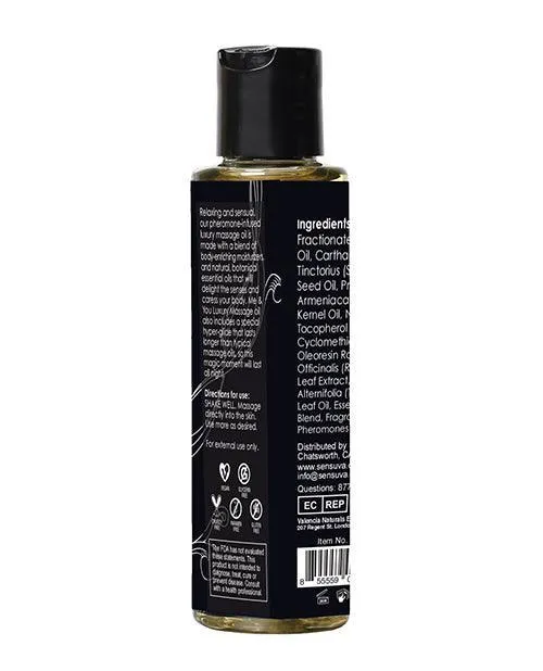 Sensuva Valencia Naturals Couples Sensuva Me You Massage Oil 42 oz Berry Flirty