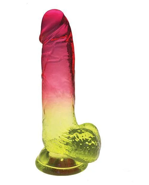 Shades Jelly Tpr Gradient Dong Large Icon Brands INC Dildos
