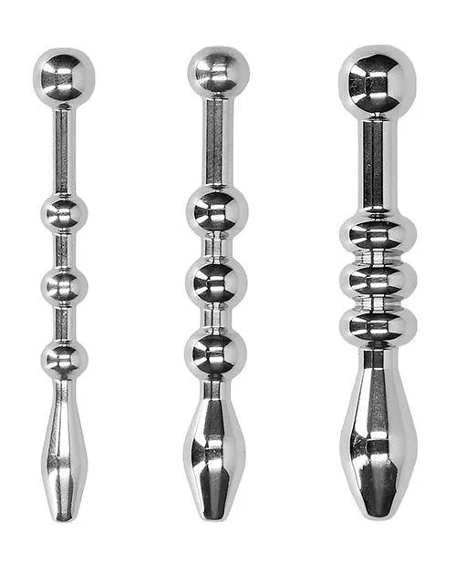 Shots America LLC Anal Shots Ouch Urethral Sounding Metal Plug Set