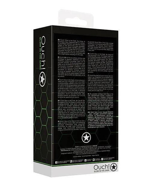 Shots America LLC Male Sex Toys Shots Ouch Butt Plug Wcock Ring Ball Strap Glow In The Dark