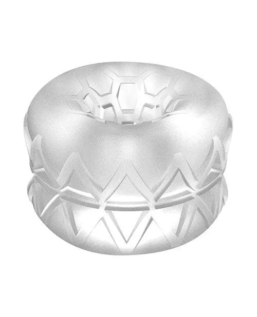 Shots Sono No 92 Reversible Textured Masturbator Transparent Shots America LLC Male Sex Toys