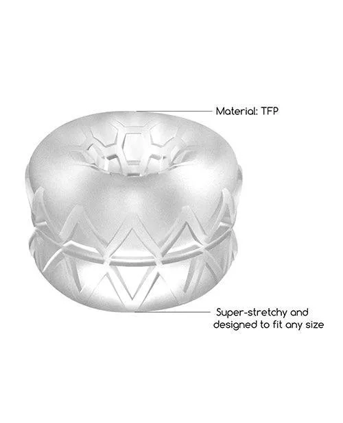 Shots Sono No 92 Reversible Textured Masturbator Transparent Shots America LLC Male Sex Toys