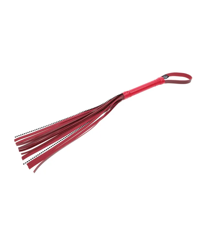 Sportsheets International Anal Sex Mischief Exs Ohs Crystal Flogger Red