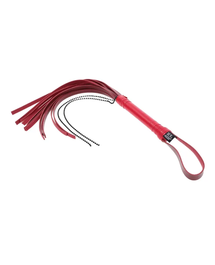 Sportsheets International Anal Sex Mischief Exs Ohs Crystal Flogger Red