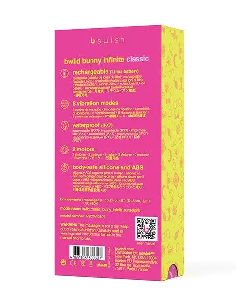 Vibrators Bonner Trading Usa INC Bwild Infinite Classic Bunny