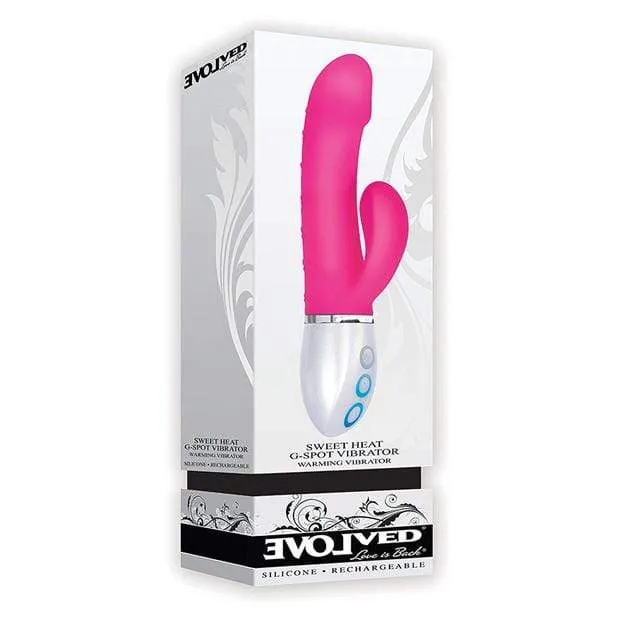 Vibrators Evolved Evolved Sweet Heat G Spot Rabbit Vibrator Pink