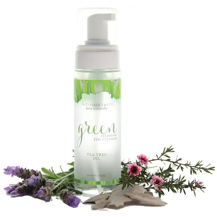 Vibrators Intimate Earth Green Foaming Toy Cleaner Javtoys