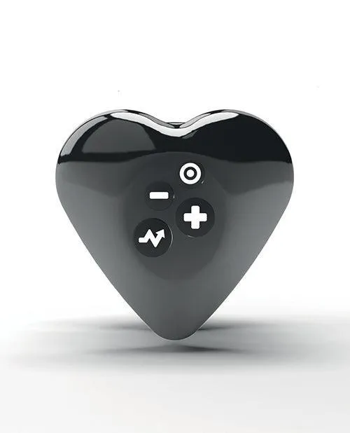 Vibrators Mystim Hearts Desire eStim Layon Vibrator Black Mystim Gmbh