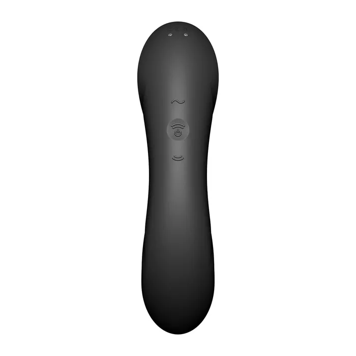 Vibrators Satisfyer Satisfyer Curvy Trinity 4 Insertable GSpot Clitoral Air Stimulator Vibrator Black Vibrators Satisfyer Satisfyer Curvy Trinity 4 Insertable GSpot Clitoral Air Stimulator Vibrator Black