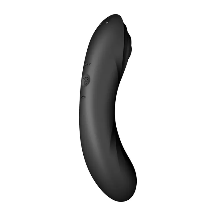 Vibrators Satisfyer Satisfyer Curvy Trinity 4 Insertable GSpot Clitoral Air Stimulator Vibrator Black Vibrators Satisfyer Satisfyer Curvy Trinity 4 Insertable GSpot Clitoral Air Stimulator Vibrator Black