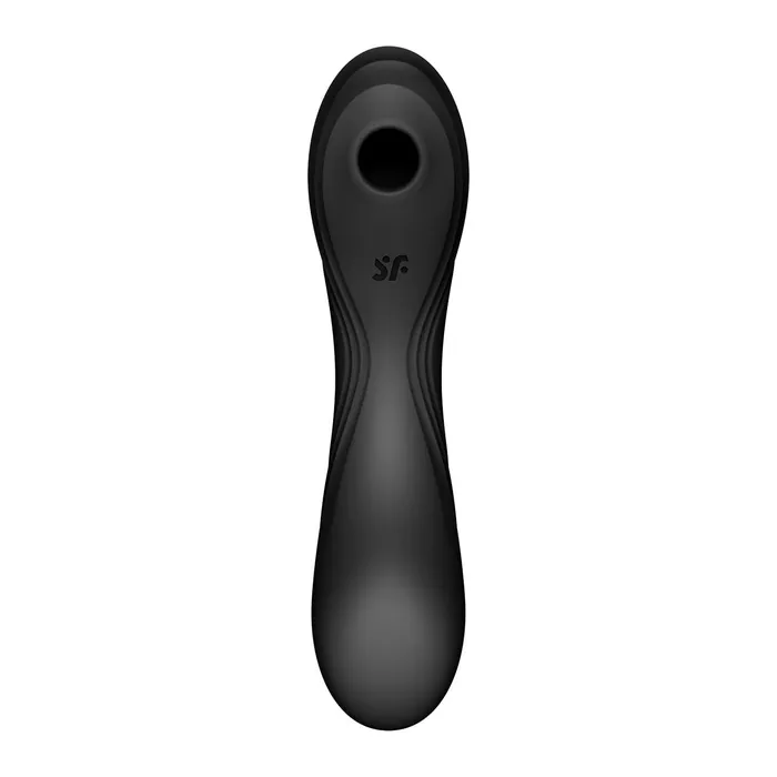 Vibrators Satisfyer Satisfyer Curvy Trinity 4 Insertable GSpot Clitoral Air Stimulator Vibrator Black Vibrators Satisfyer Satisfyer Curvy Trinity 4 Insertable GSpot Clitoral Air Stimulator Vibrator Black