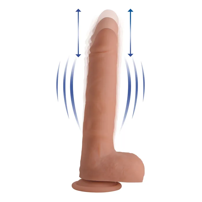 Anal Big Shot Vibe Thrust Remote Control Silicone Dildo 8 Inch Big Shot