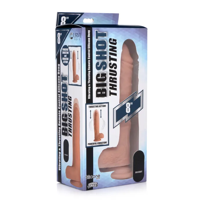Anal Big Shot Vibe Thrust Remote Control Silicone Dildo 8 Inch Big Shot Anal Big Shot Vibe Thrust Remote Control Silicone Dildo 8 Inch Big Shot