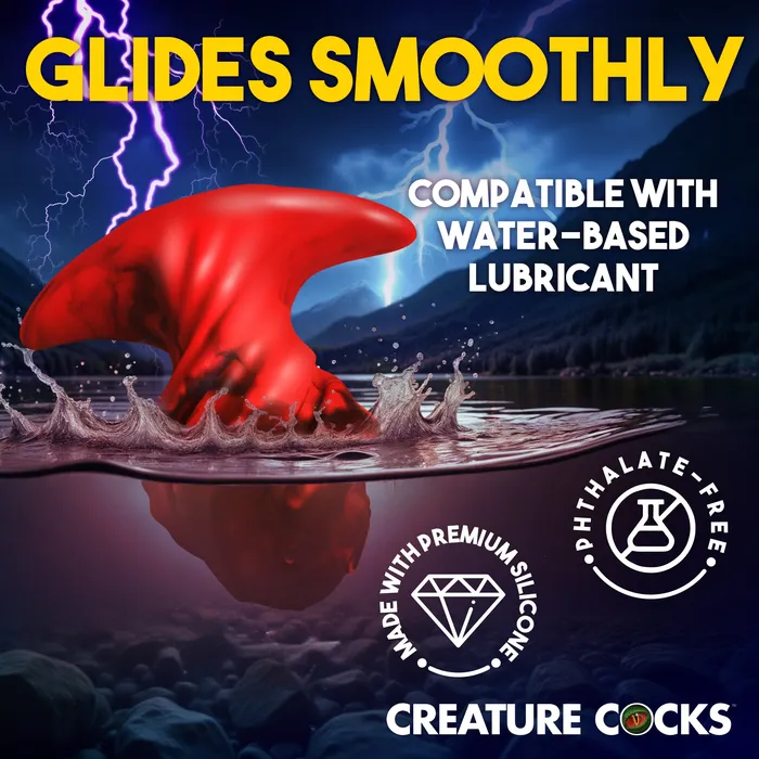 Anal Creature Cocks Dragonspawn Silicone Butt Plug Med
