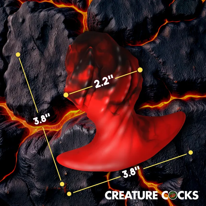 Anal Creature Cocks Dragonspawn Silicone Butt Plug Med